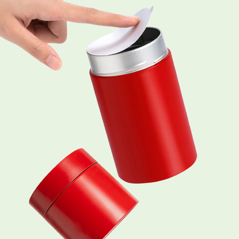Kitchen Gadgets Organizer - กล่องเก็บกาแฟ อุปกรณ์จัดระเบียบในครัวเรือน กล่องเหล็กขนาดเล็ก กระป๋องชา ภาชนะพกพาขนาดเล็กสำหรับเดินทาง กระปุกใส่น้ำตาล