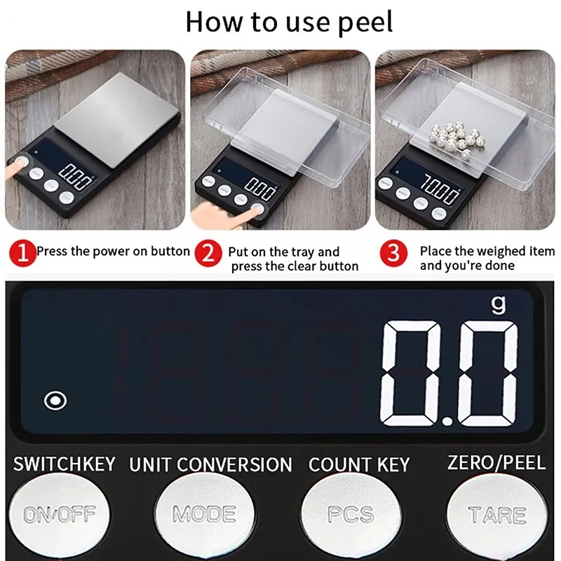 เครื่องชั่งดิจิตอลขนาดเล็กความ - Kitchen Gadgets Gold บทวิจารณ์และราคา