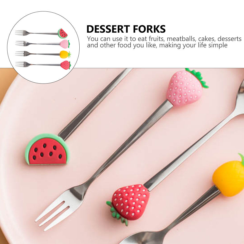 ส้อมผลไม้สแตนเลส 4 ชิ้น แข็งแร - Kitchen Gadgets Gold บทวิจารณ์และราคา