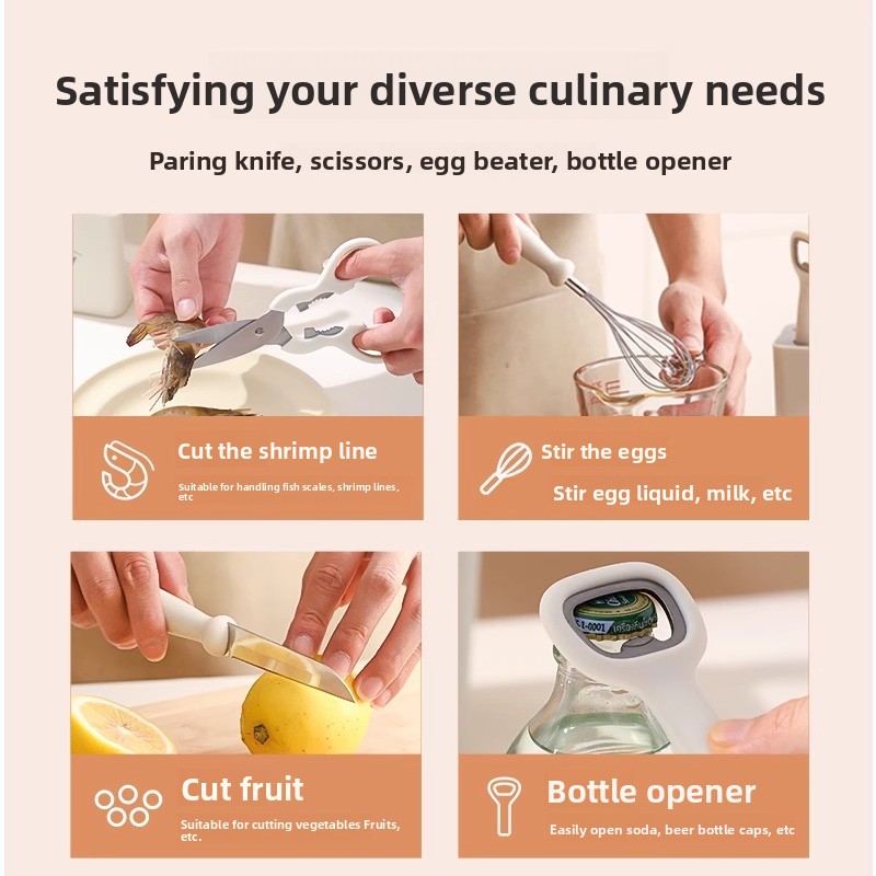 ชุดอุปกรณ์ครัวกัวเป่า 6 ชิ้น:  - Kitchen Helper Gadgets บทวิจารณ์และราคา