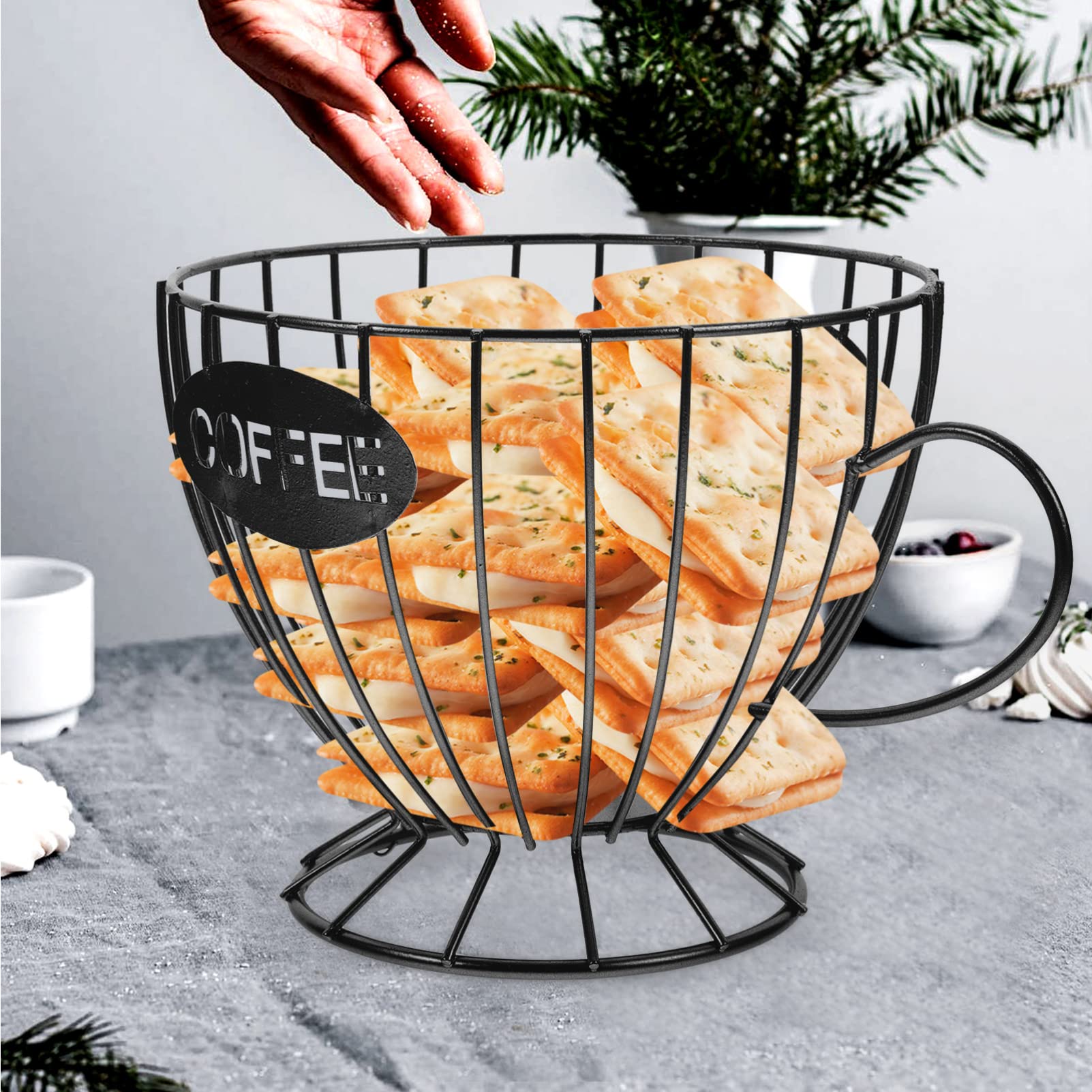 ที่ใส่แคปซูลกาแฟโลหะ ความจุขนา - Kitchen Gadgets Organizer บทวิจารณ์และราคา