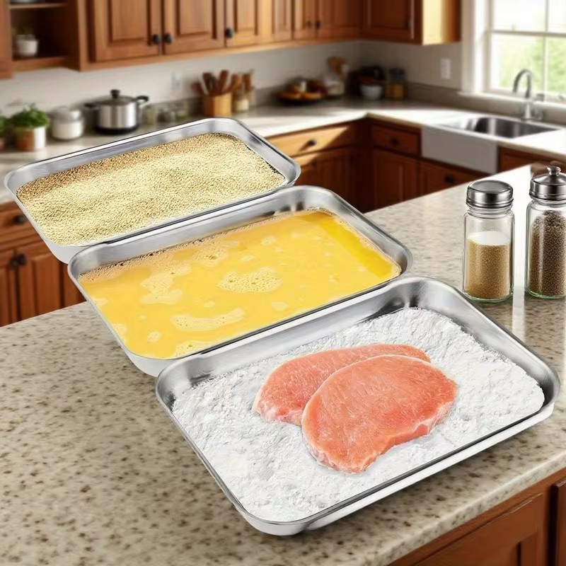ชุดกล่องเก็บอาหารสแตนเลส 3 ชิ้ - Kitchen Gadgets Organizer บทวิจารณ์และราคา