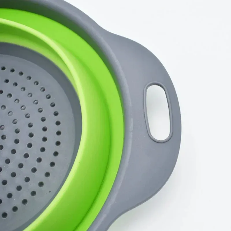 ตะกร้ากรองซิลิโคนแบบพับได้ 1 ช - Kitchen Gadgets Organizer บทวิจารณ์และราคา
