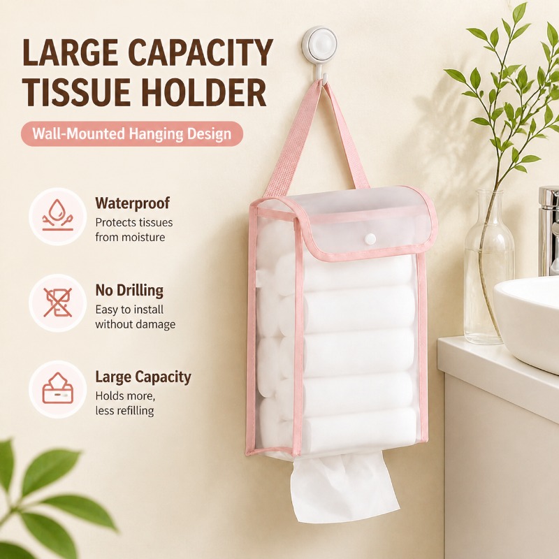 ที่แขวนกระดาษทิชชูแบบกันน้ำควา - Kitchen Gadgets Organizer บทวิจารณ์และราคา