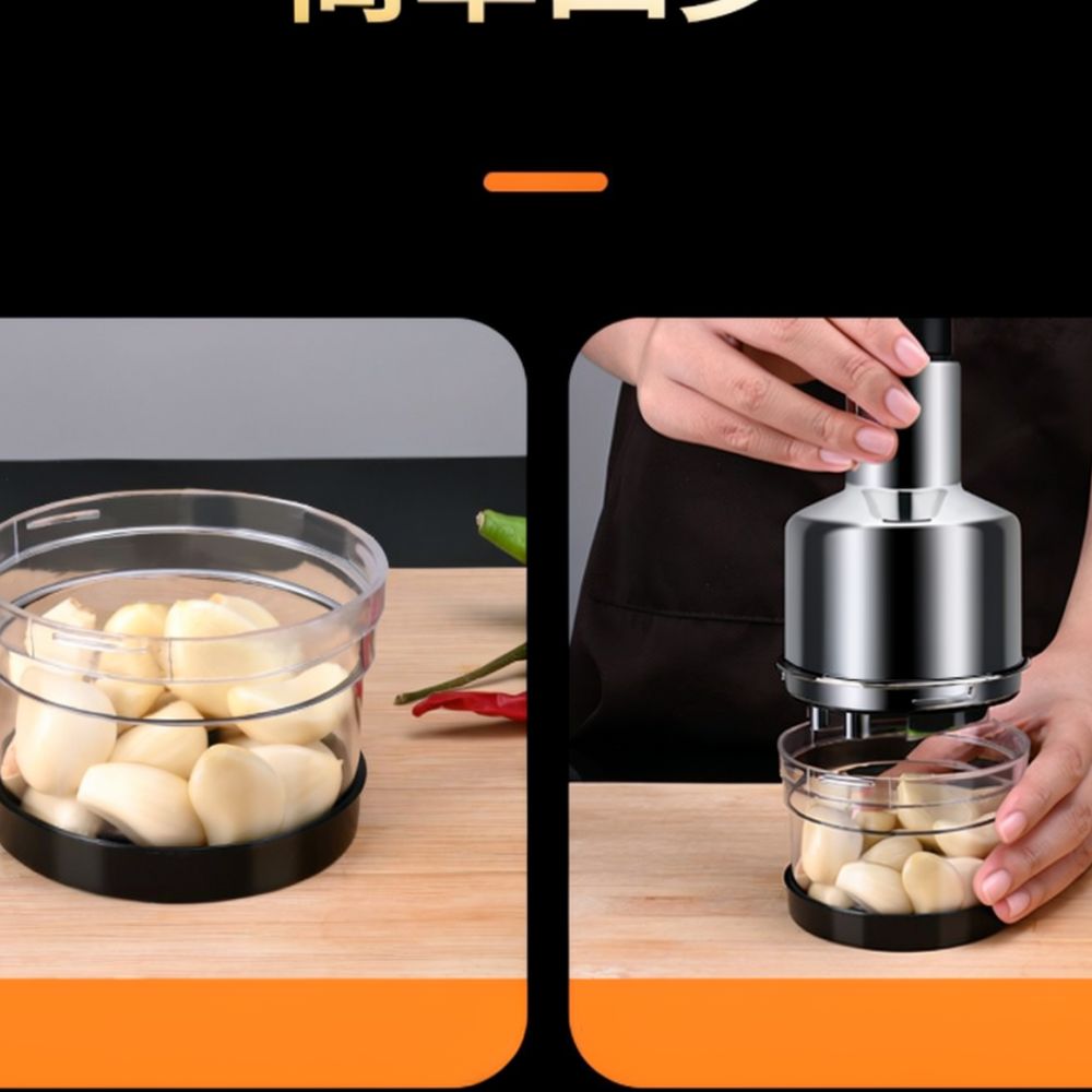 เครื่องบดกระเทียมสแตนเลสแบบมือ - Kitchen Helper Gadgets บทวิจารณ์และราคา