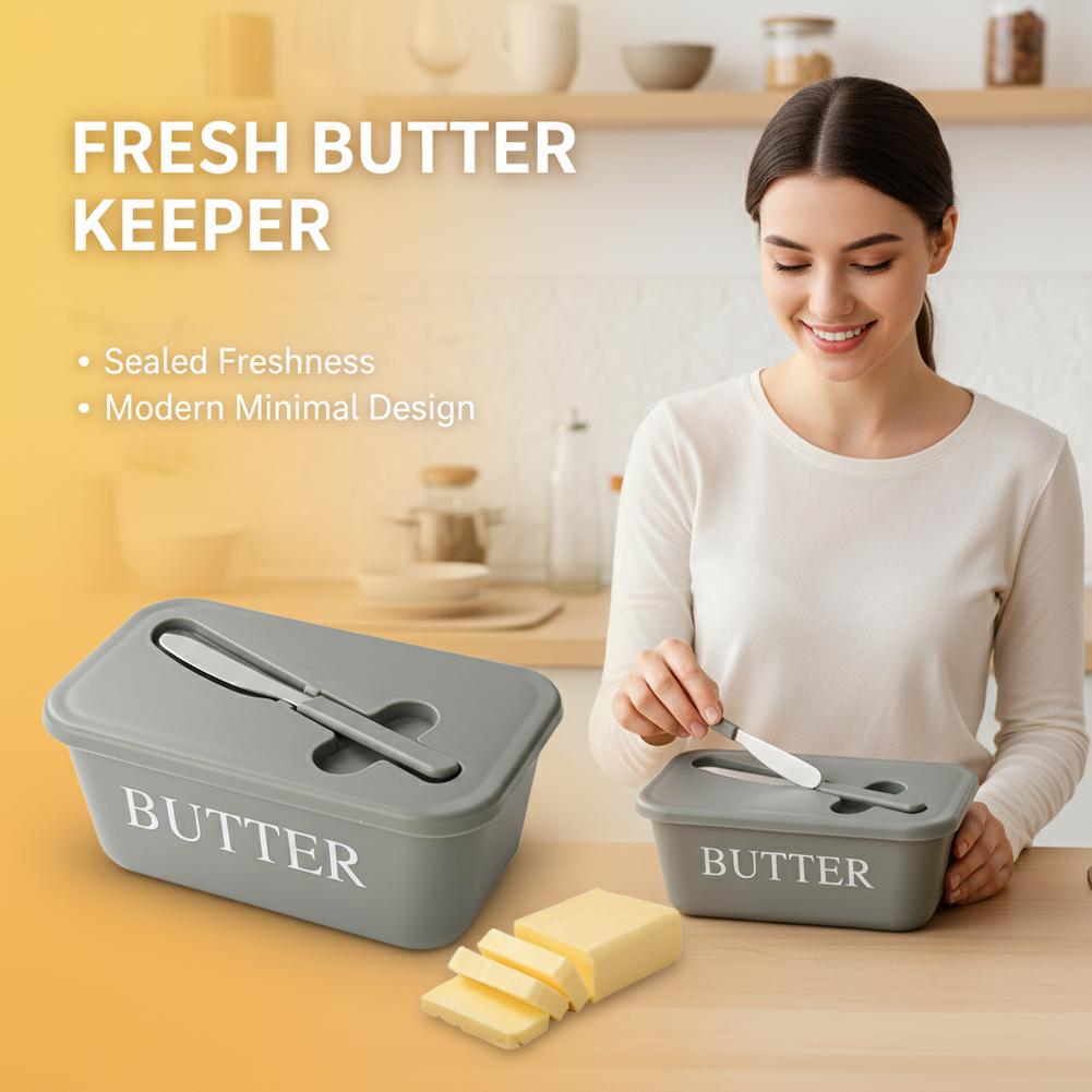 กล่องใส่เนย PP พร้อมฝาปิดและที - Kitchen Gadgets Organizer บทวิจารณ์และราคา