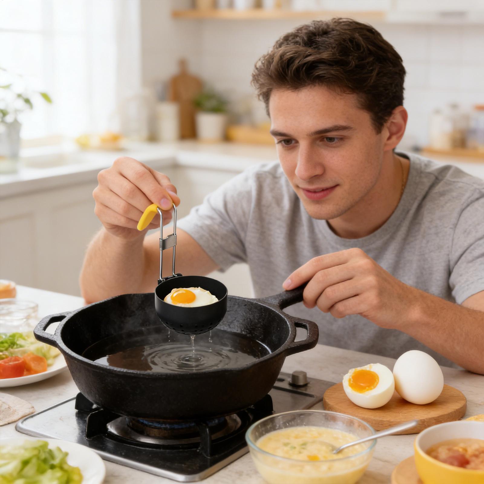 แม่พิมพ์ต้มไข่สแตนเลสแบบไม่ติด - Kitchen Gadgets For Men บทวิจารณ์และราคา