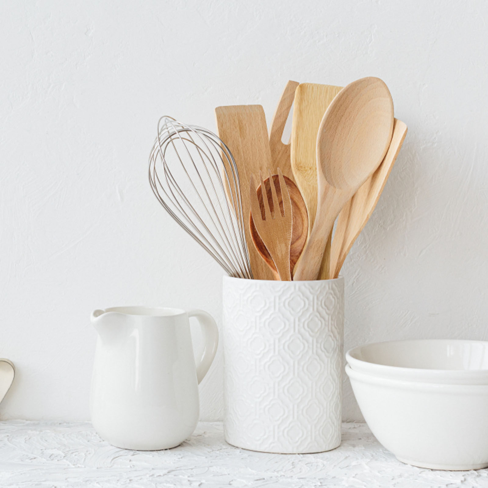 ชุดส้อมไม้ 4 ชิ้น ทำจากไม้ธรรม - Kitchen Gadgets Gold บทวิจารณ์และราคา
